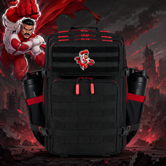 Invincible Anime Patch EDC Performance Backpack 35L / 45L - Black Red