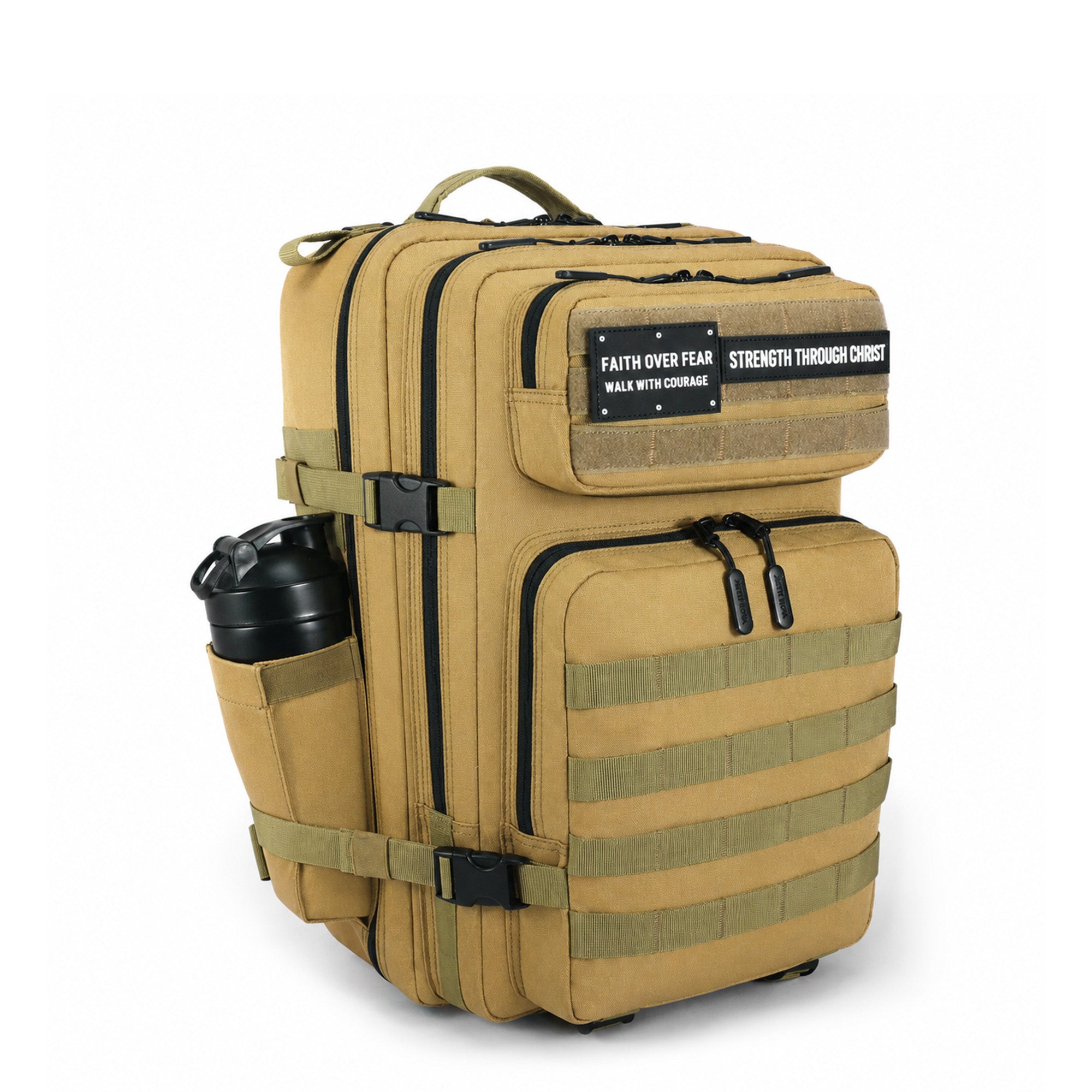Faith-Inspired EDC Performance Backpack 35L - Khaki – Faith Nova