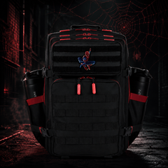 SM Hero Patch EDC Performance Backpack 35L / 45L - Black Red