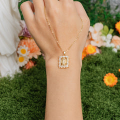 Our Lady of Guadalupe Necklace – Gold Faith Pendant of Blessing and Devotion