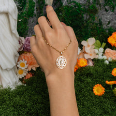 Our Lady of Grace Necklace – Virgin Mary Pendant of Faith and Protection