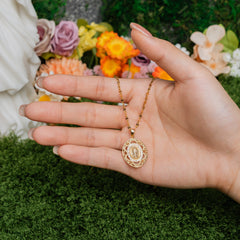 Our Lady of Grace Necklace – Virgin Mary Pendant of Faith and Protection