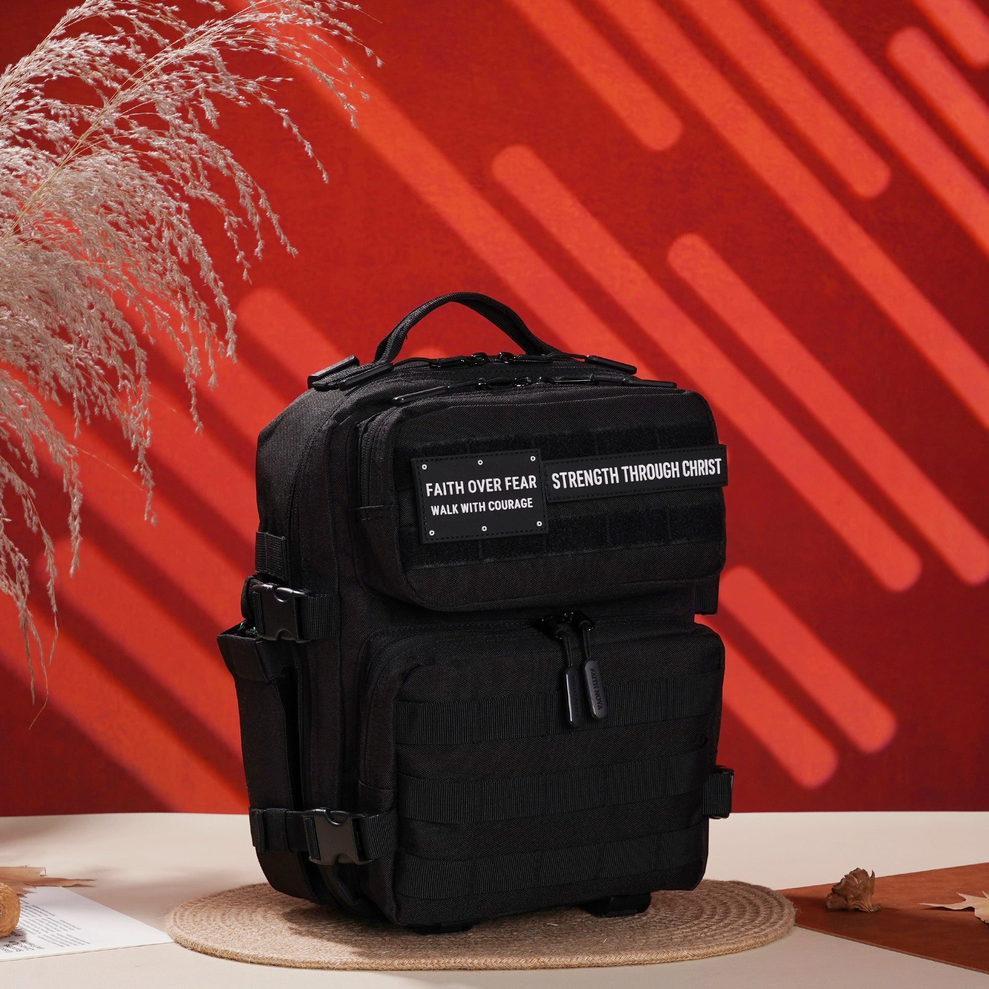 Faith-Inspired EDC Performance Backpack 15L - Black