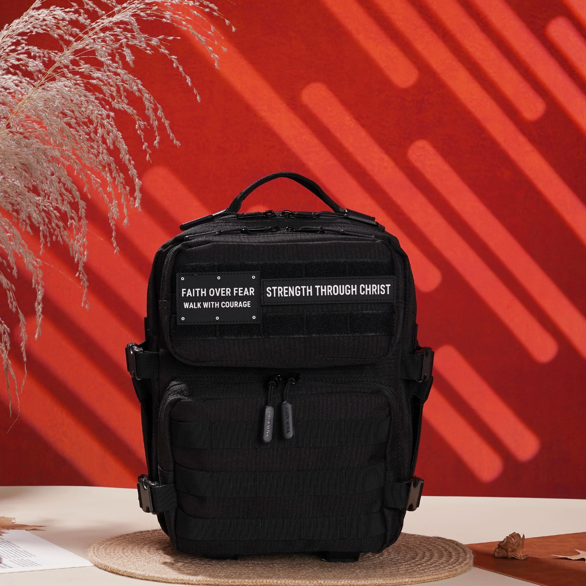 Faith-Inspired EDC Performance Backpack 15L - Black