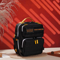Faith-Inspired EDC Performance Backpack 15L - Black Orange