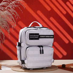 Faith-Inspired EDC Performance Backpack 15L - White
