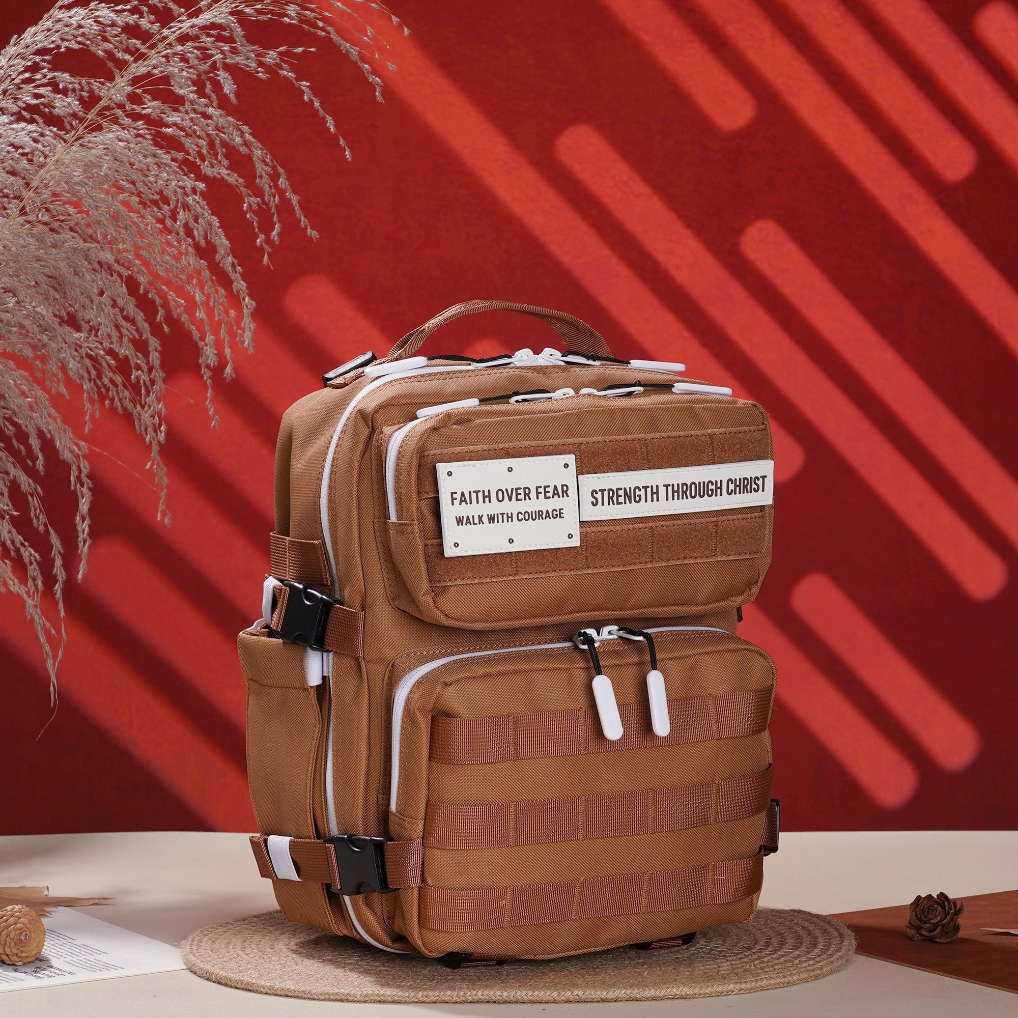 Faith-Inspired EDC Performance Backpack 15L - Cocoa