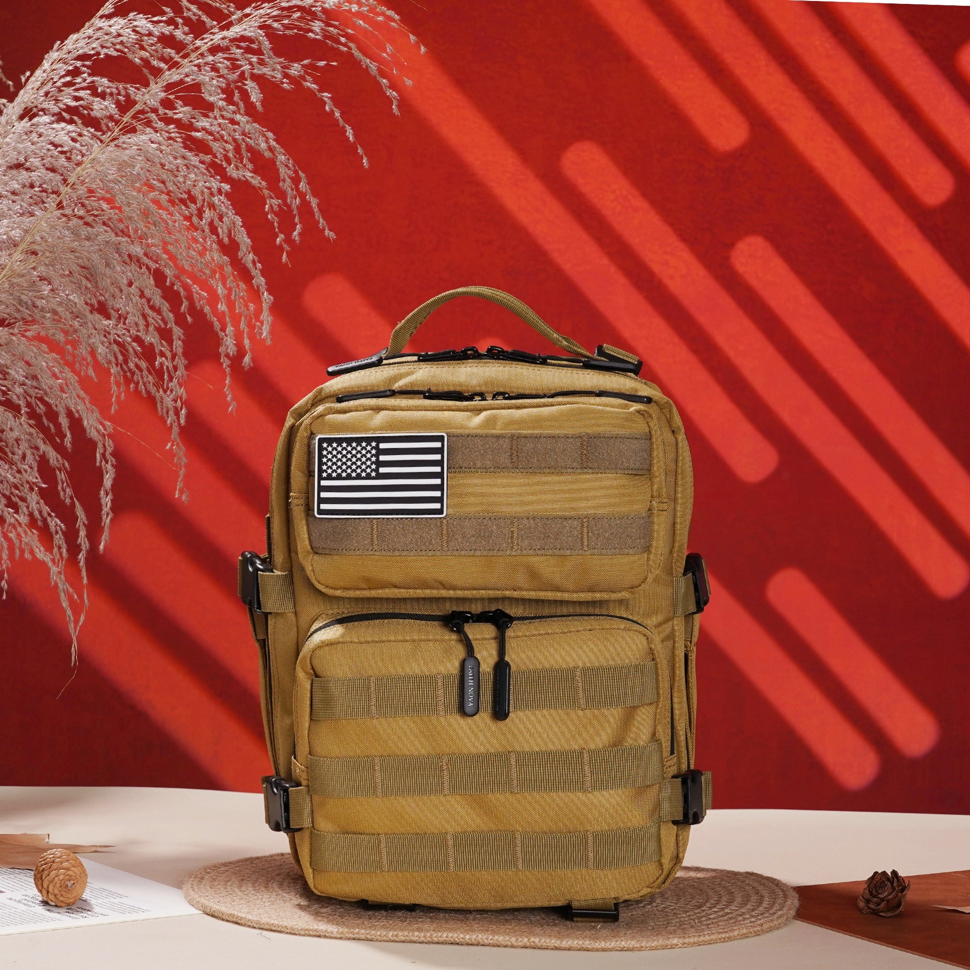 Faith-Inspired EDC Performance Backpack 15L - Khaki