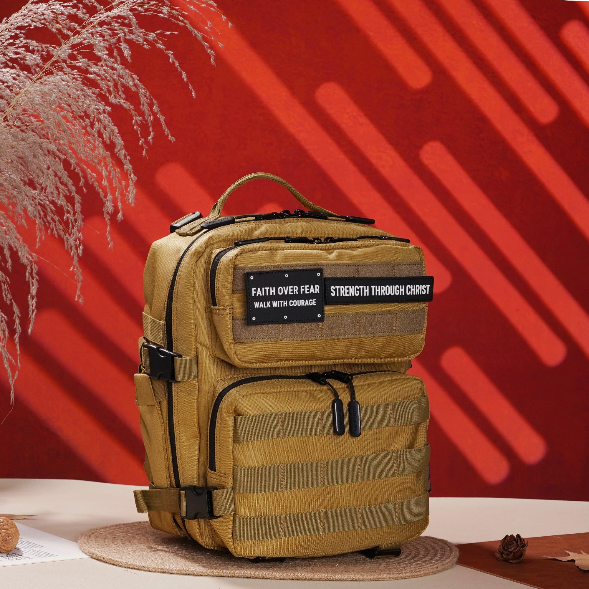 Faith-Inspired EDC Performance Backpack 15L - Khaki