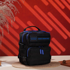 Faith-Inspired EDC Mini Backpack 9L - Black Blue