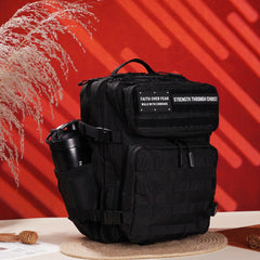 Faith-Inspired EDC Performance Backpack 25L - Black