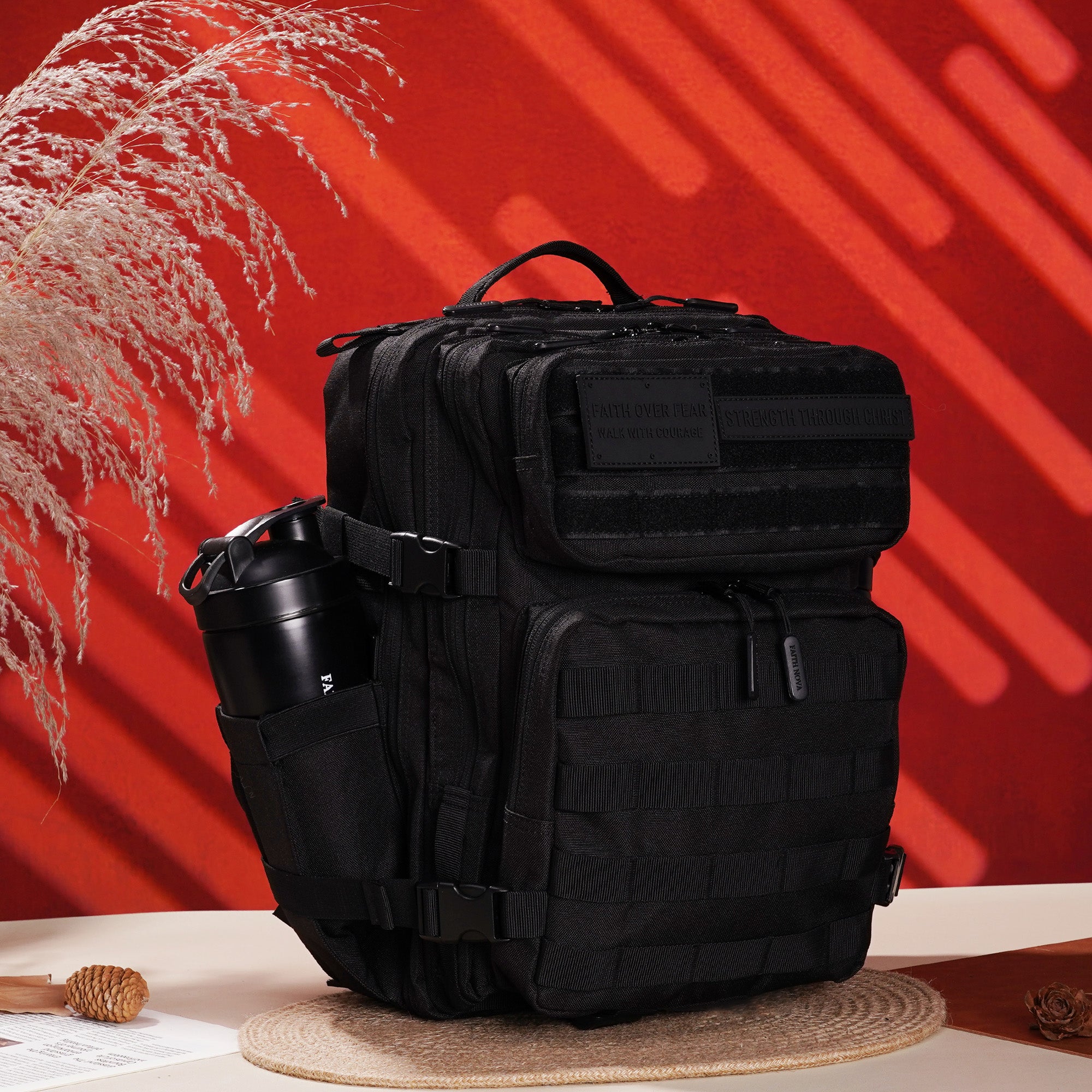 Faith-Inspired EDC Performance Backpack 25L - Nightshade