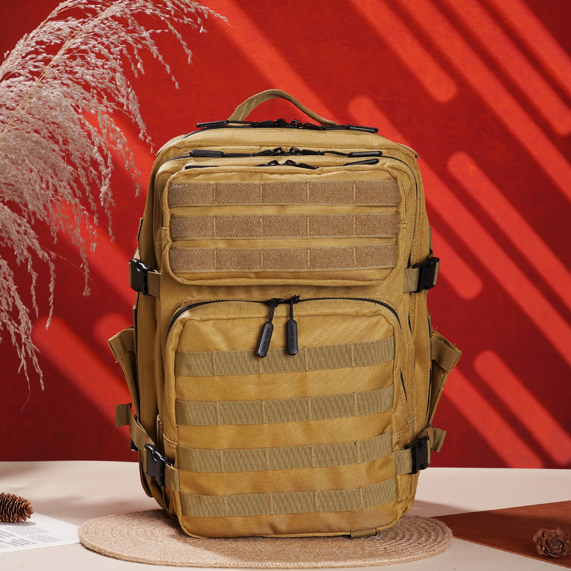 Faith-Inspired EDC Performance Backpack 35L - Khaki