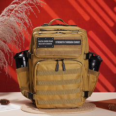 Faith-Inspired EDC Performance Backpack 35L - Khaki