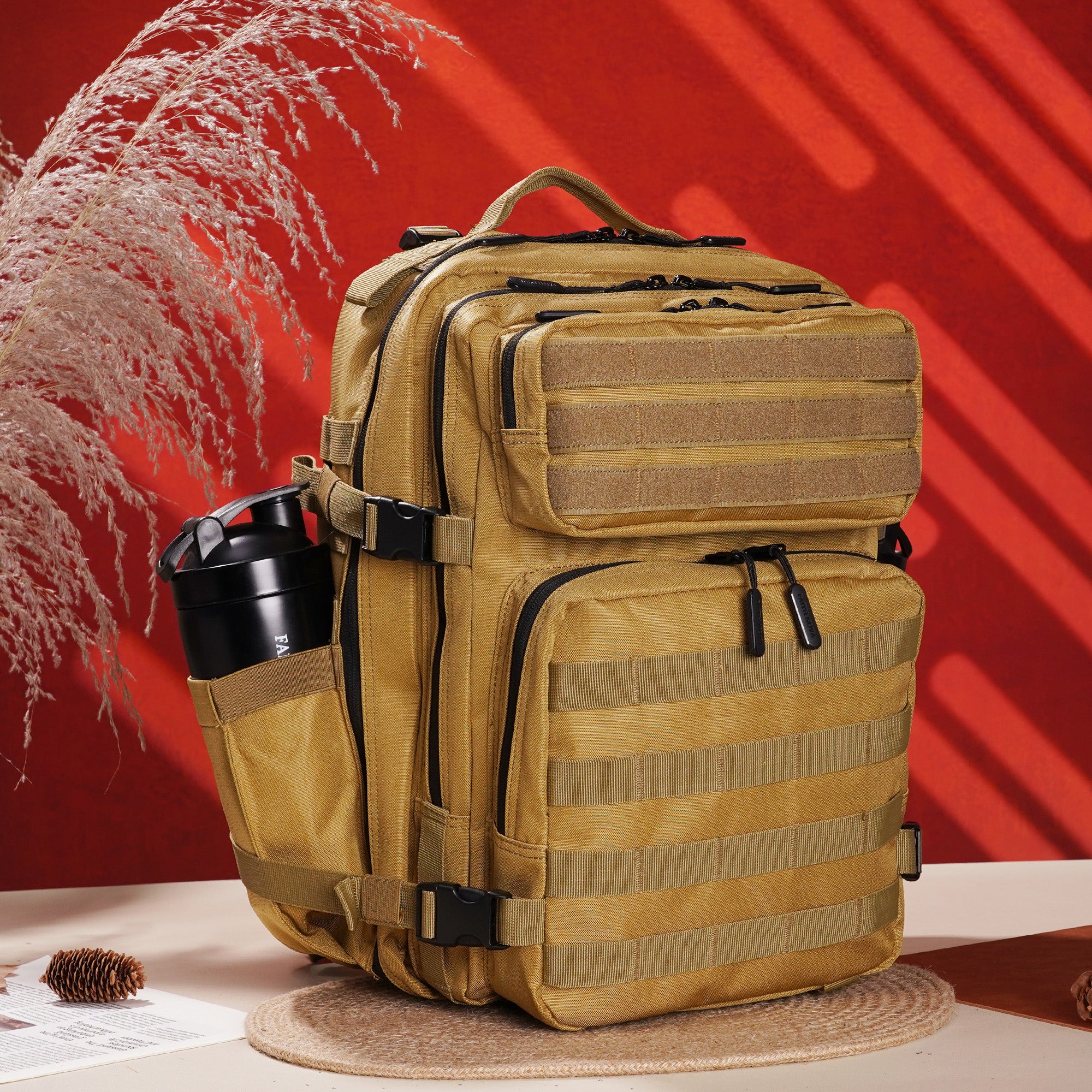 Faith-Inspired EDC Performance Backpack 35L - Khaki