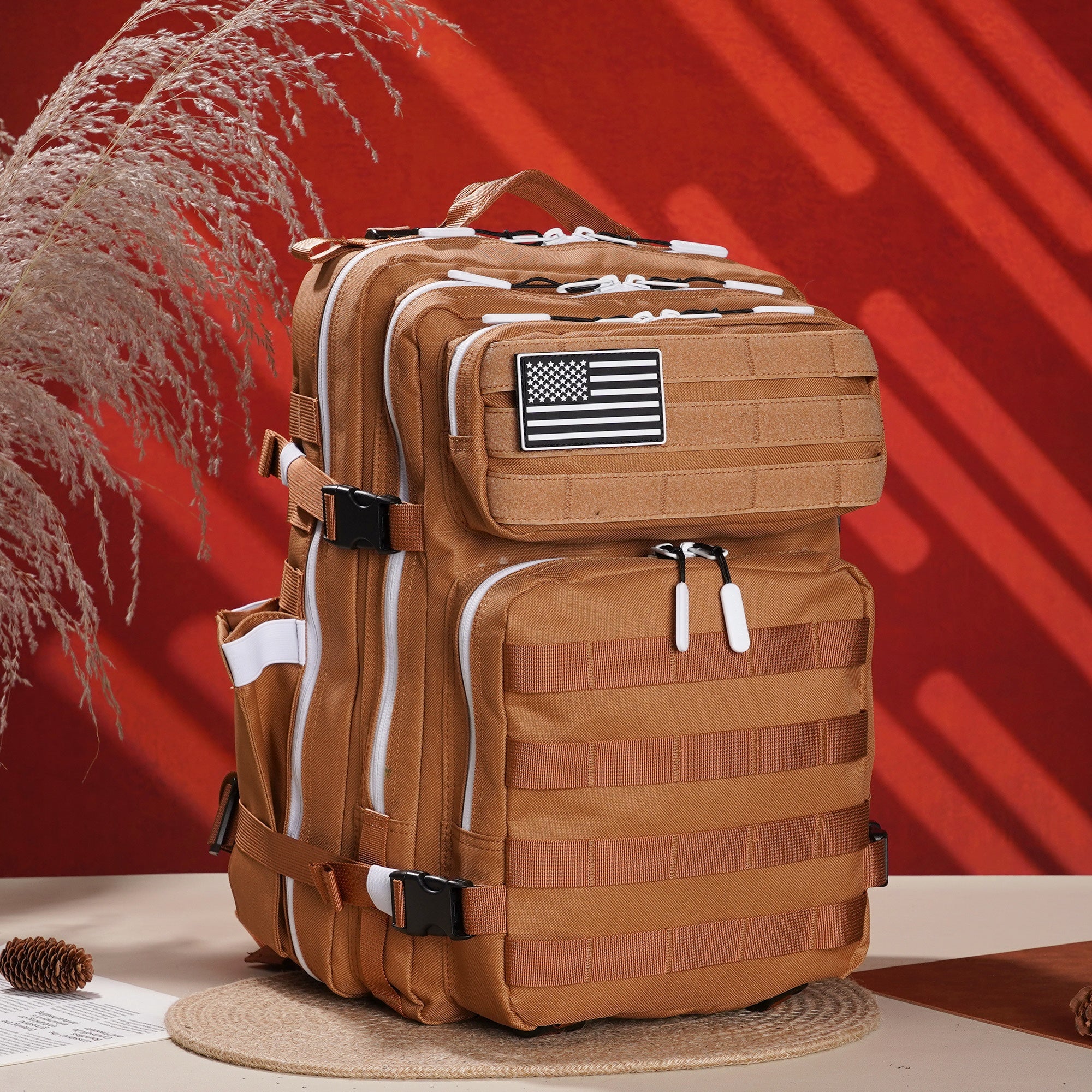 Faith-Inspired EDC Performance Backpack 35L - Cocoa