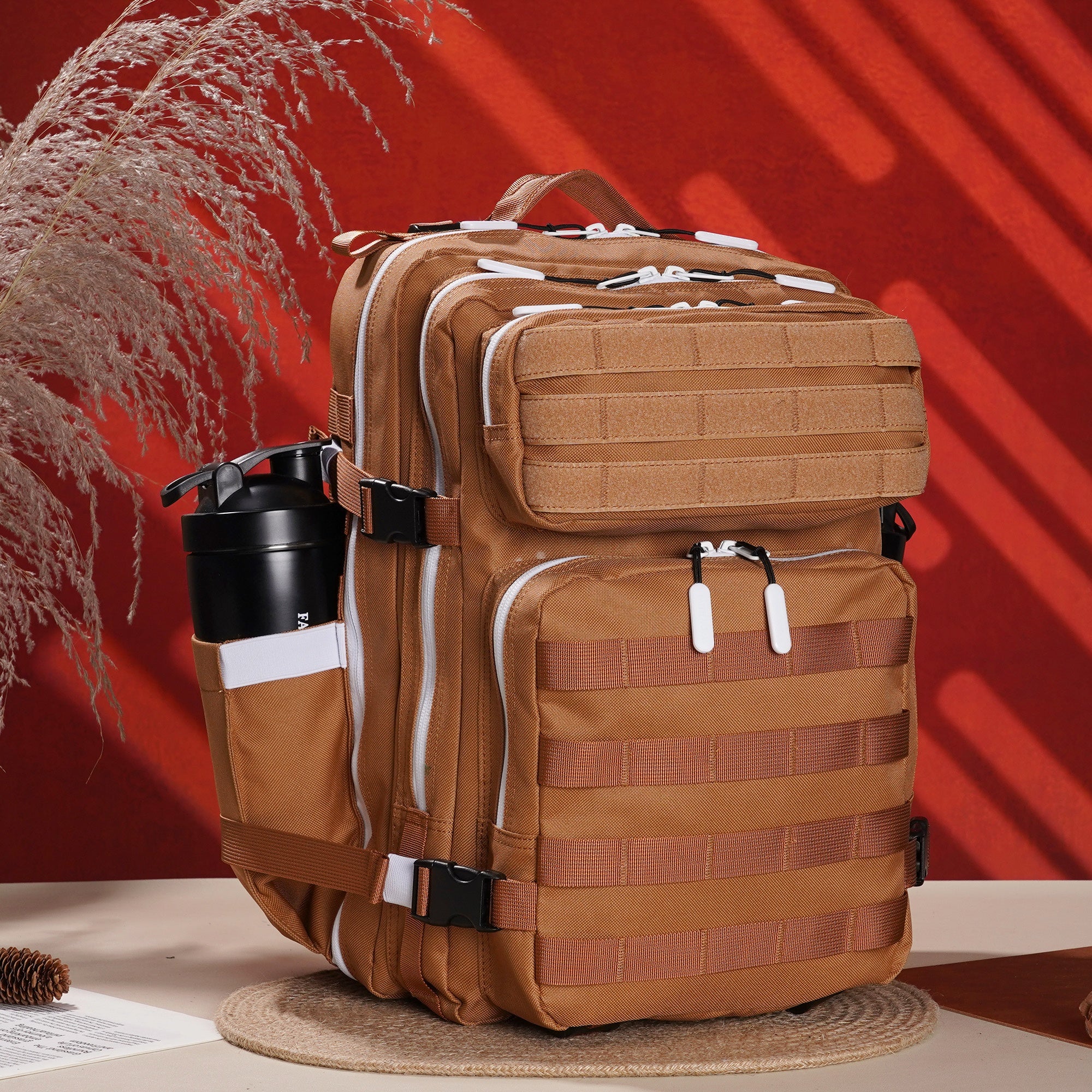 Faith-Inspired EDC Performance Backpack 35L - Cocoa