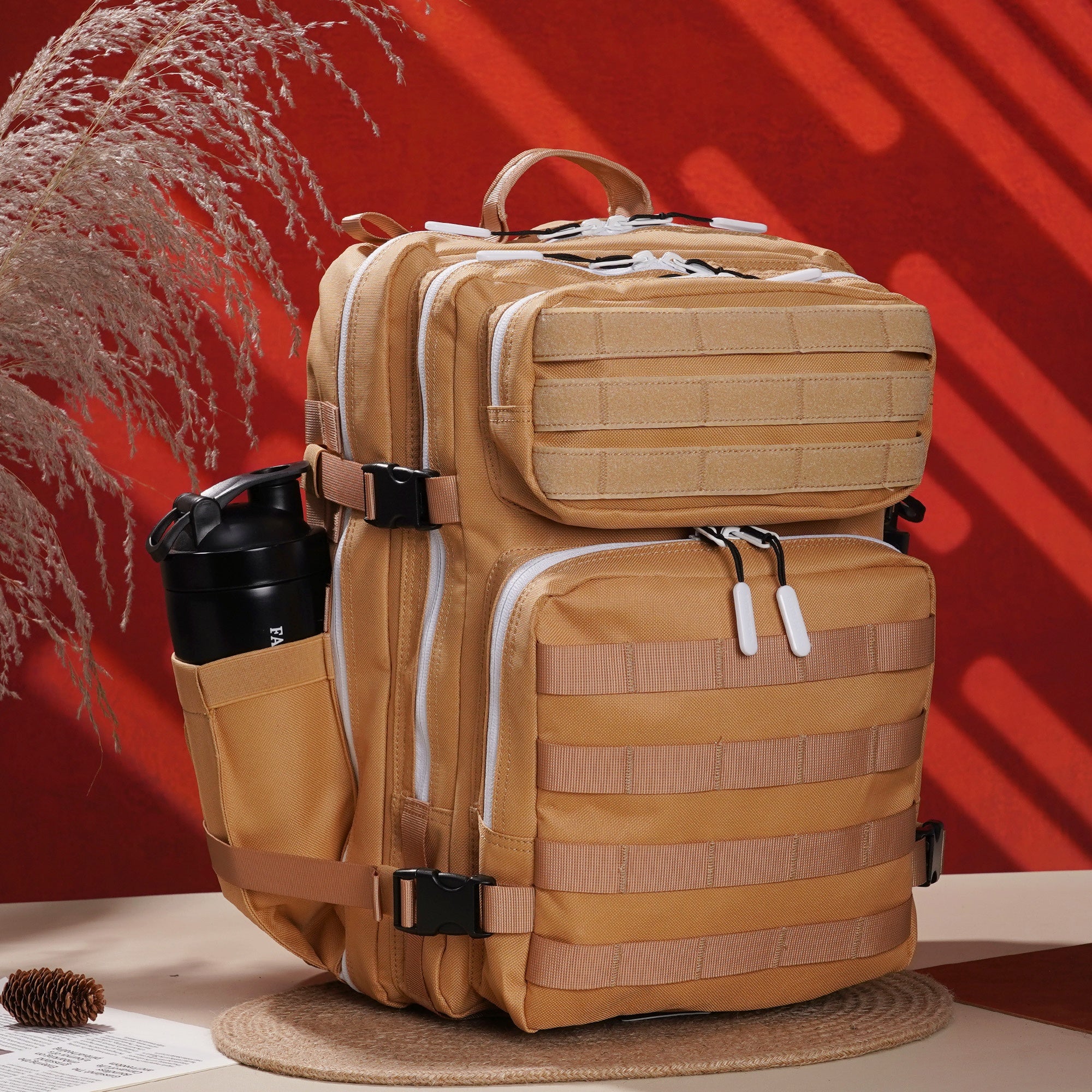 Faith-Inspired EDC Performance Backpack 35L - Toffee