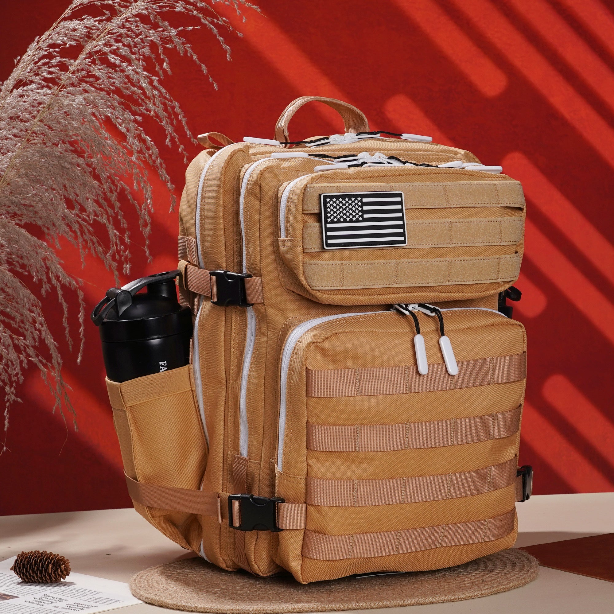 Faith-Inspired EDC Performance Backpack 35L - Toffee