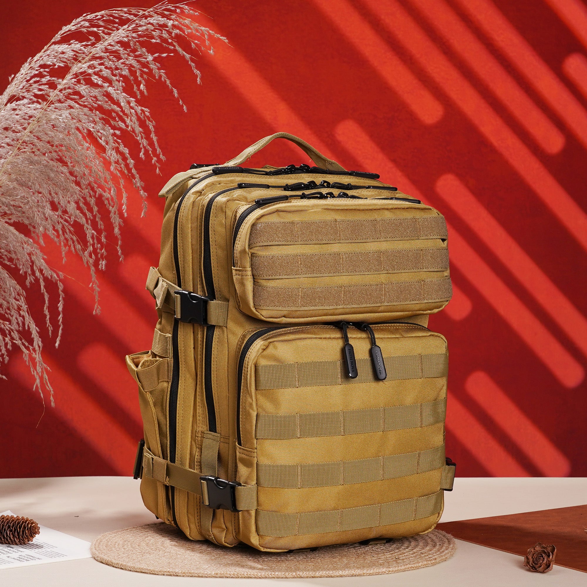 Faith-Inspired EDC Performance Backpack 25L - Khaki