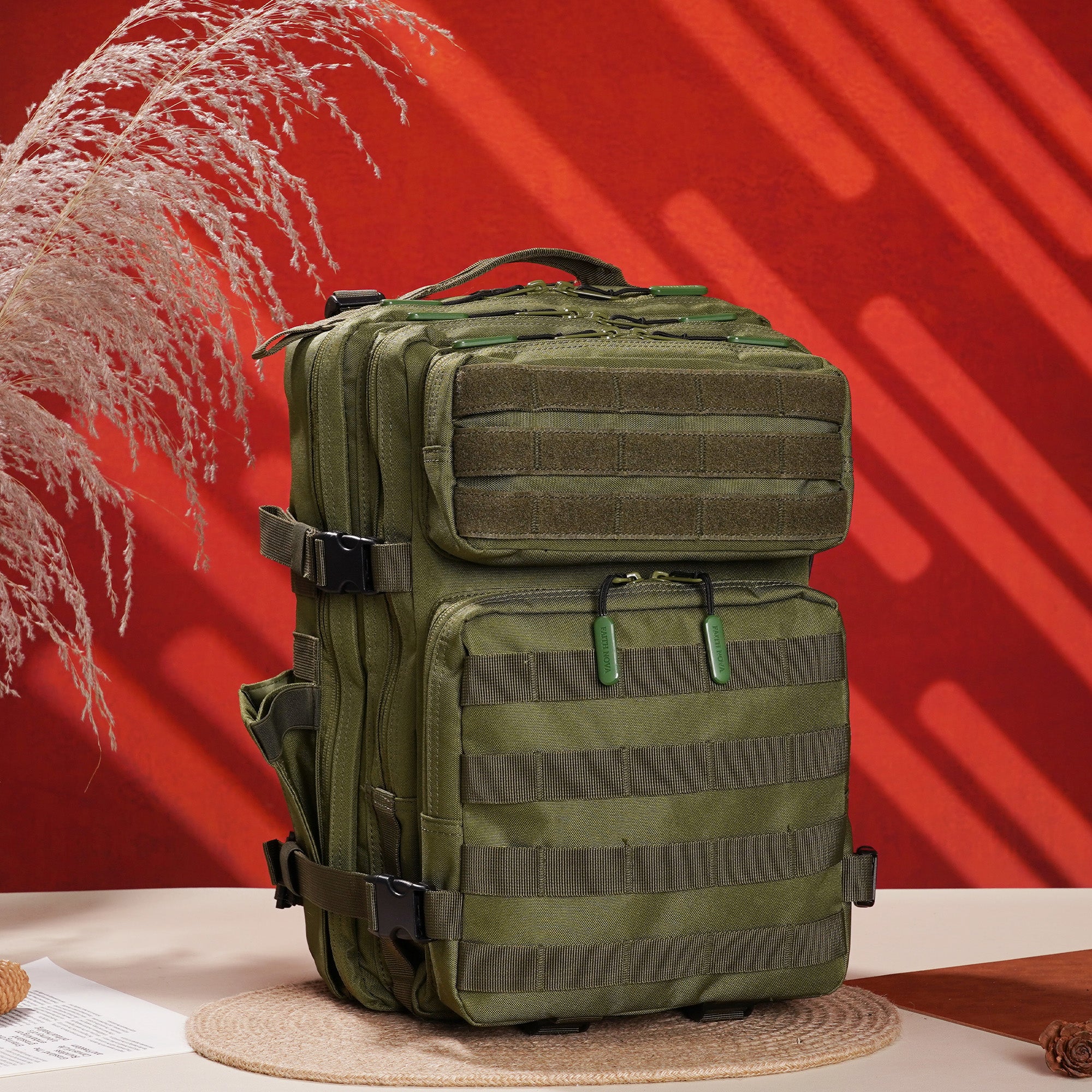 Faith-Inspired EDC Performance Backpack 25L - Green