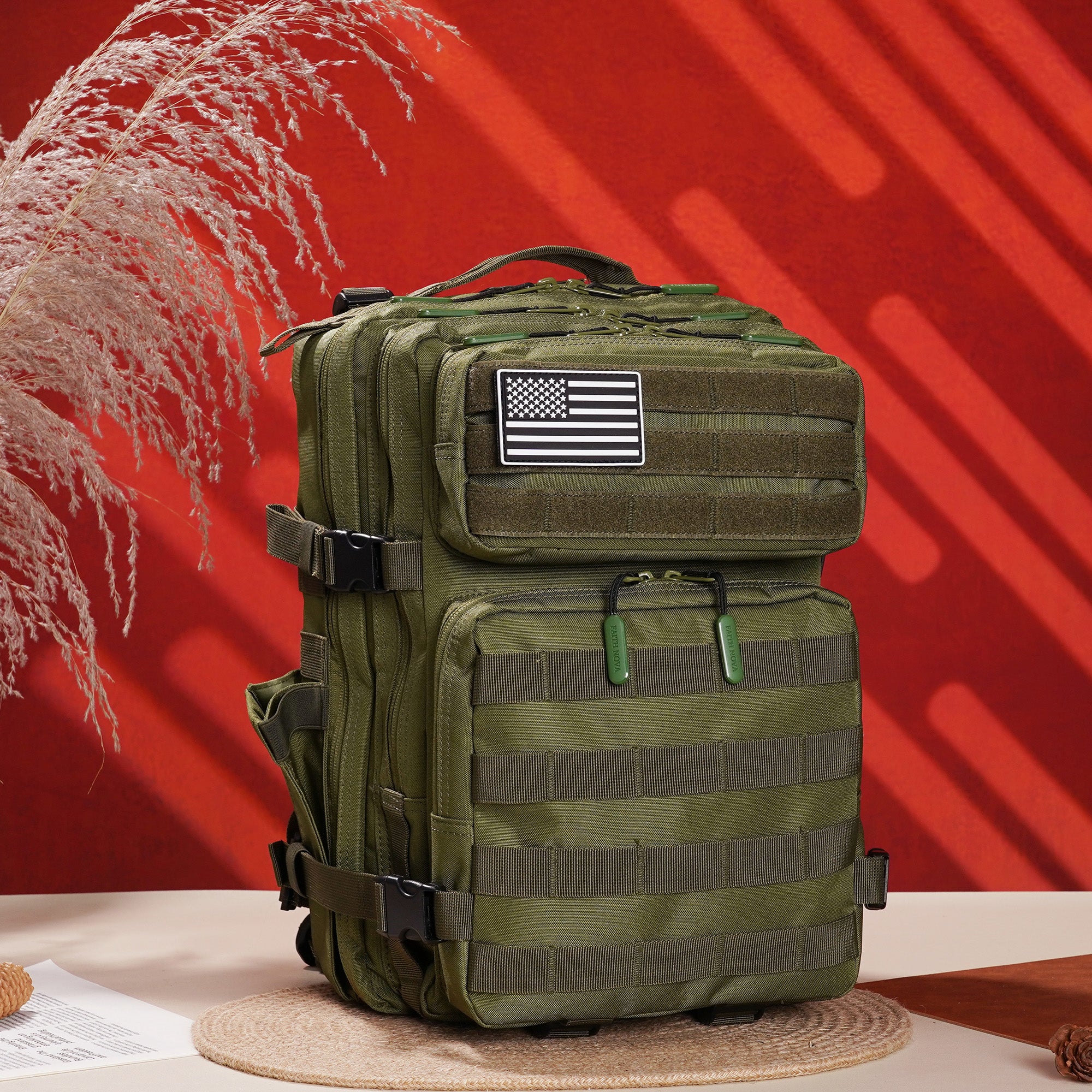 Faith-Inspired EDC Performance Backpack 25L - Green