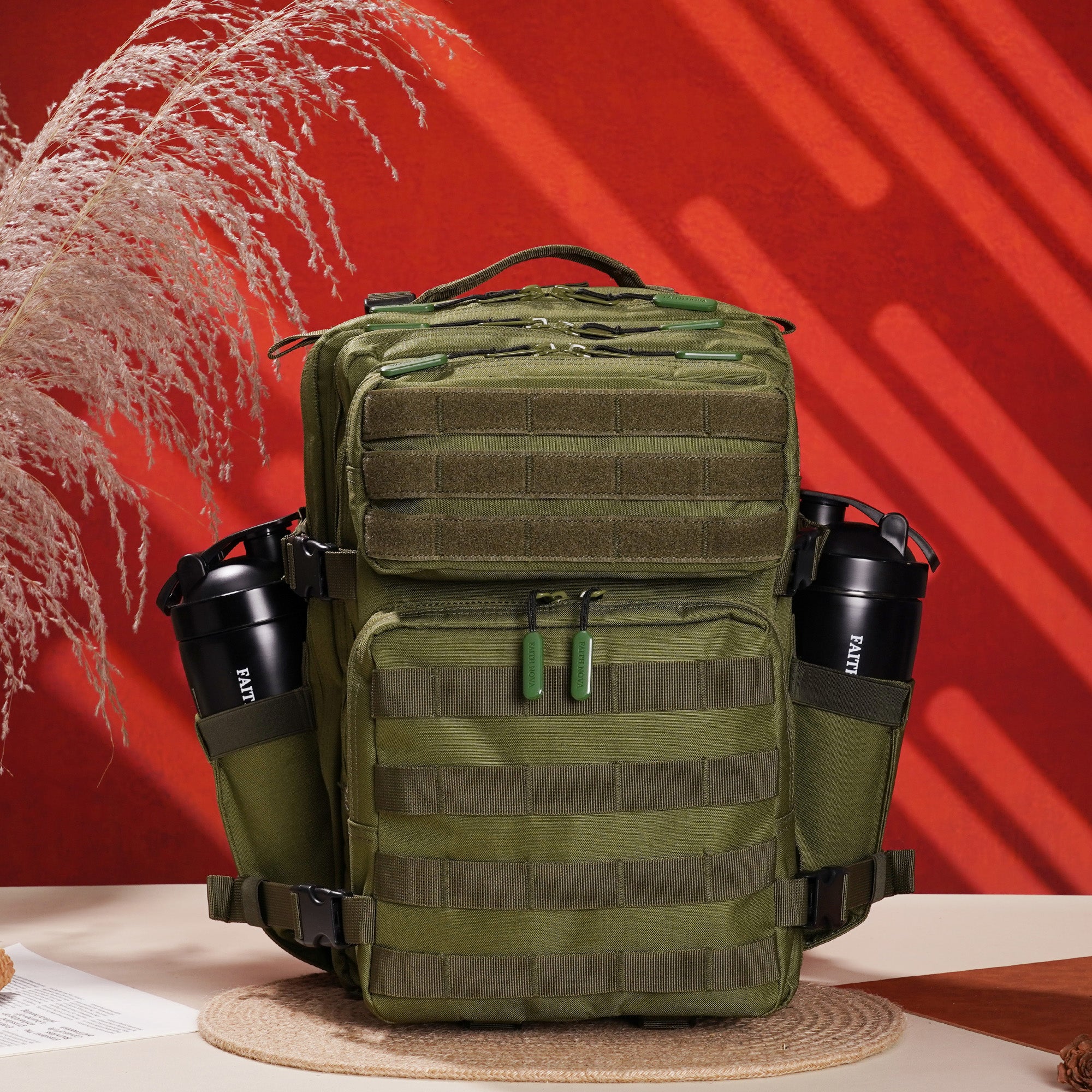 Faith-Inspired EDC Performance Backpack 25L - Green