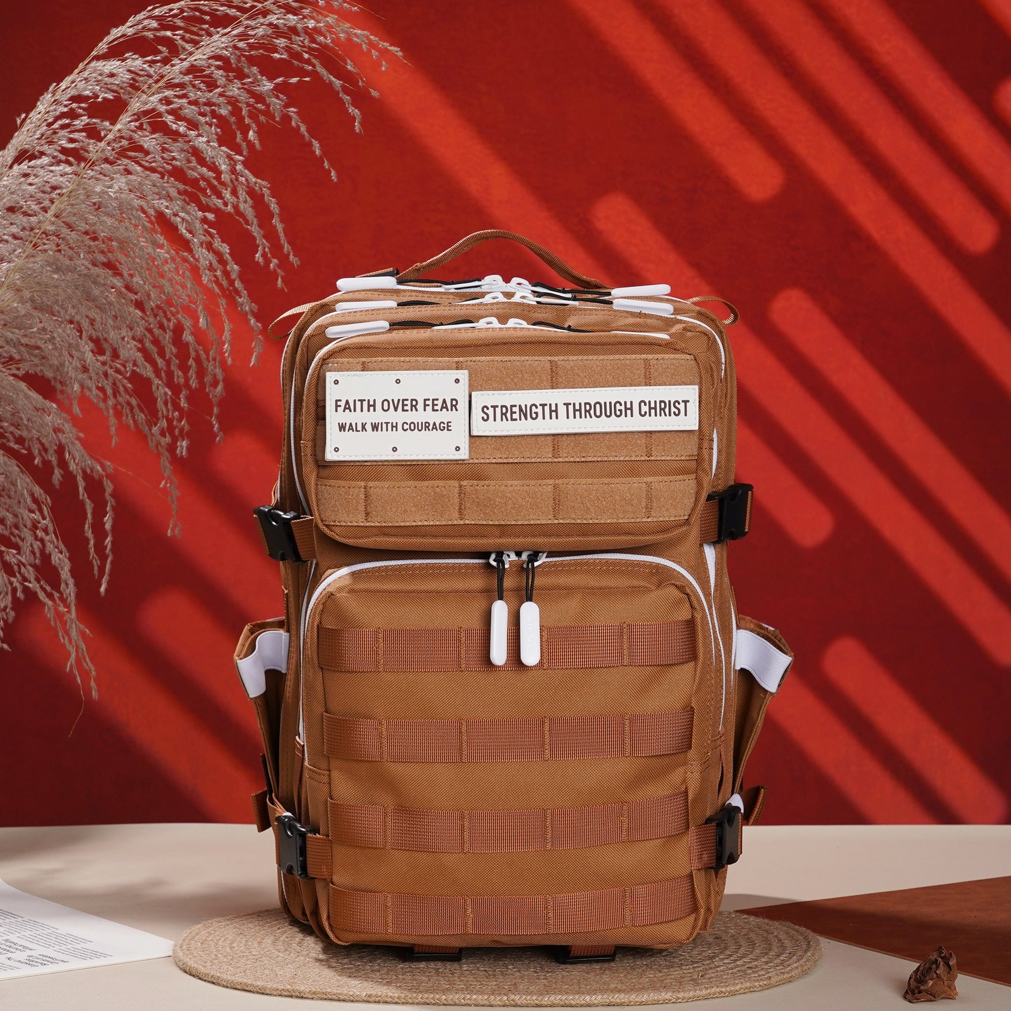 Faith-Inspired EDC Performance Backpack 25L - Cocoa