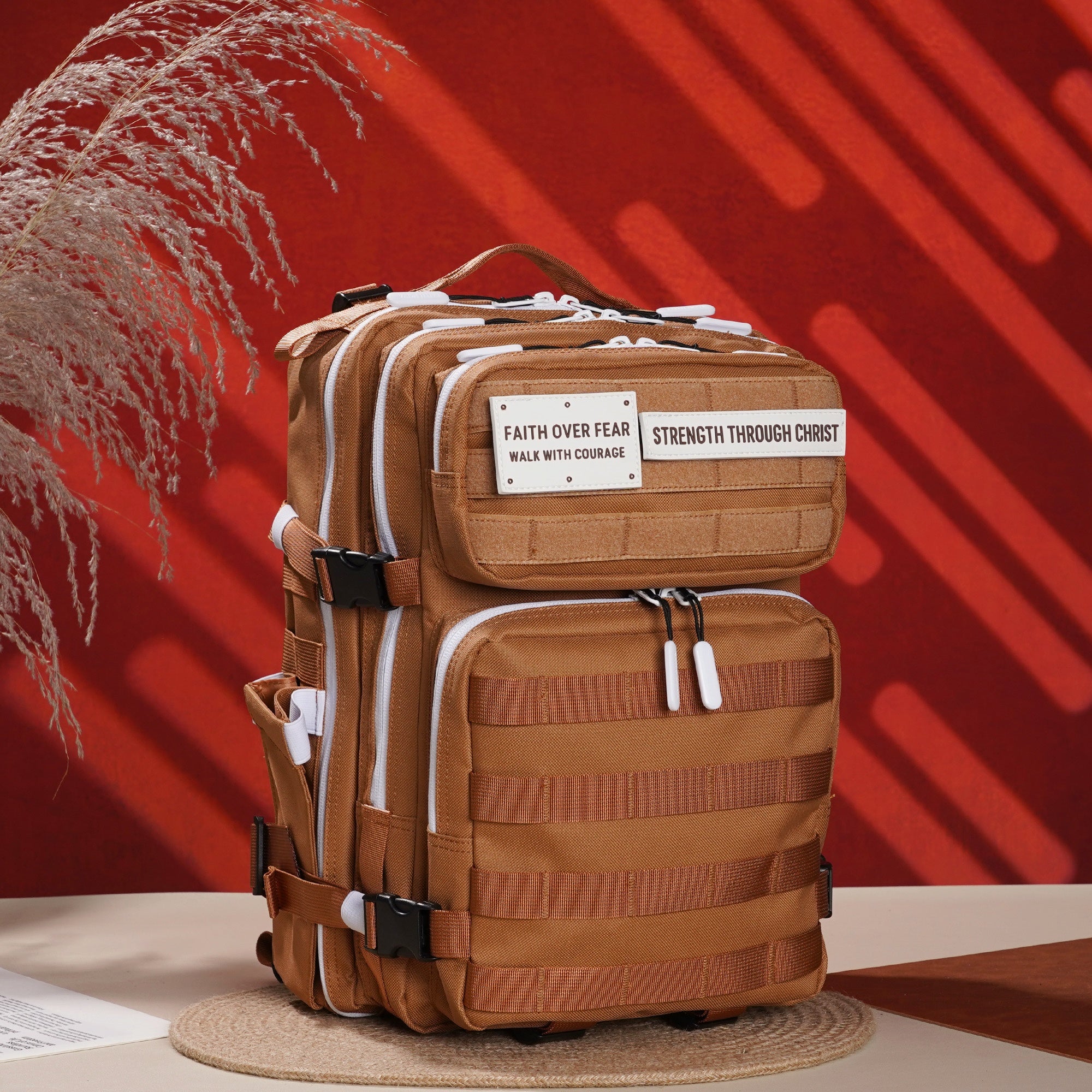 Faith-Inspired EDC Performance Backpack 25L - Cocoa