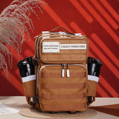 Faith-Inspired EDC Performance Backpack 25L - Cocoa