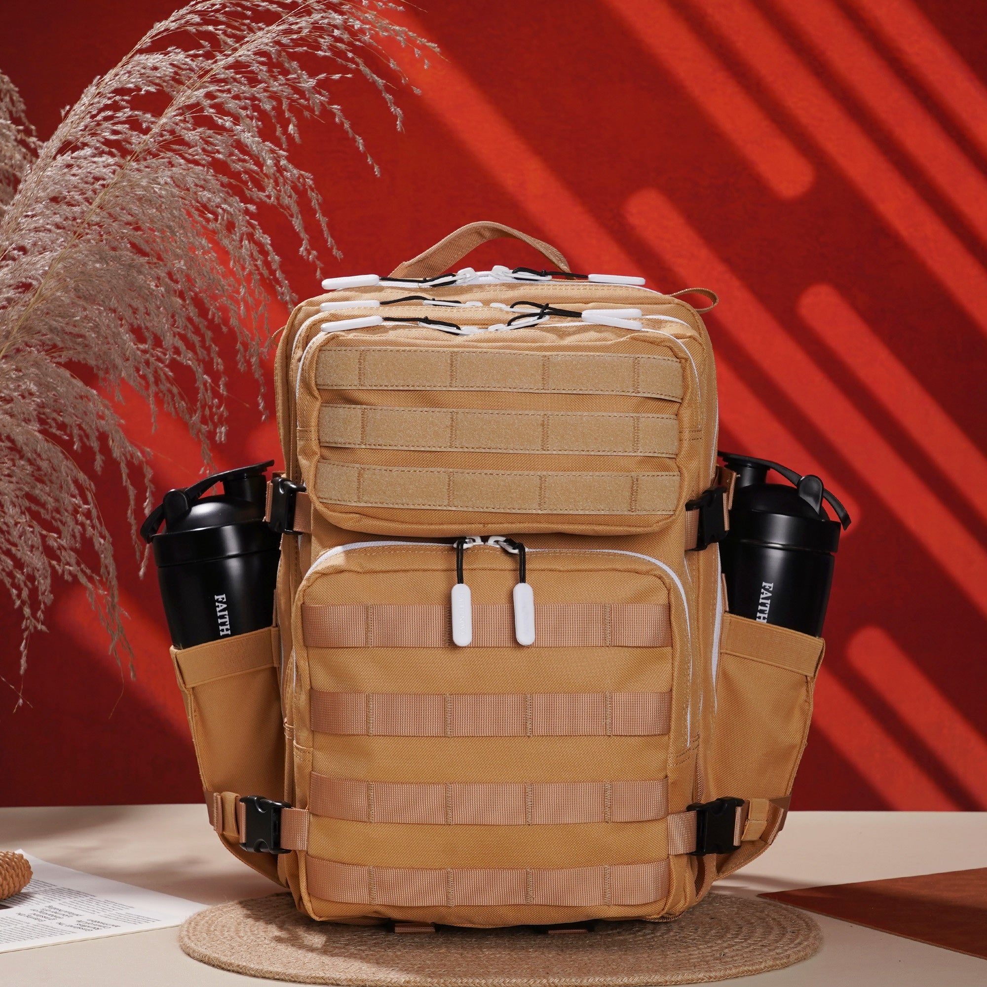 Faith-Inspired EDC Performance Backpack 25L - Toffee