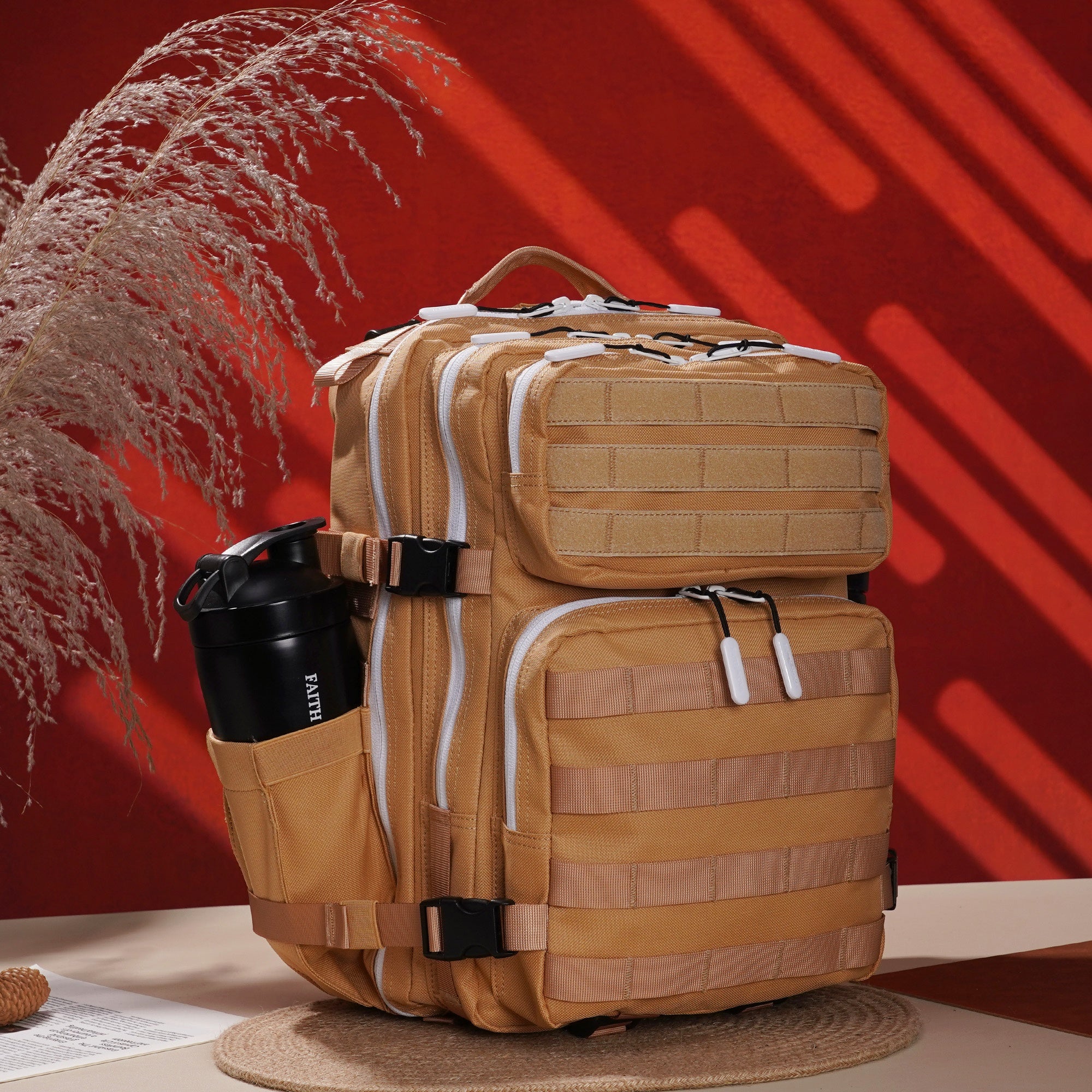 Faith-Inspired EDC Performance Backpack 25L - Toffee