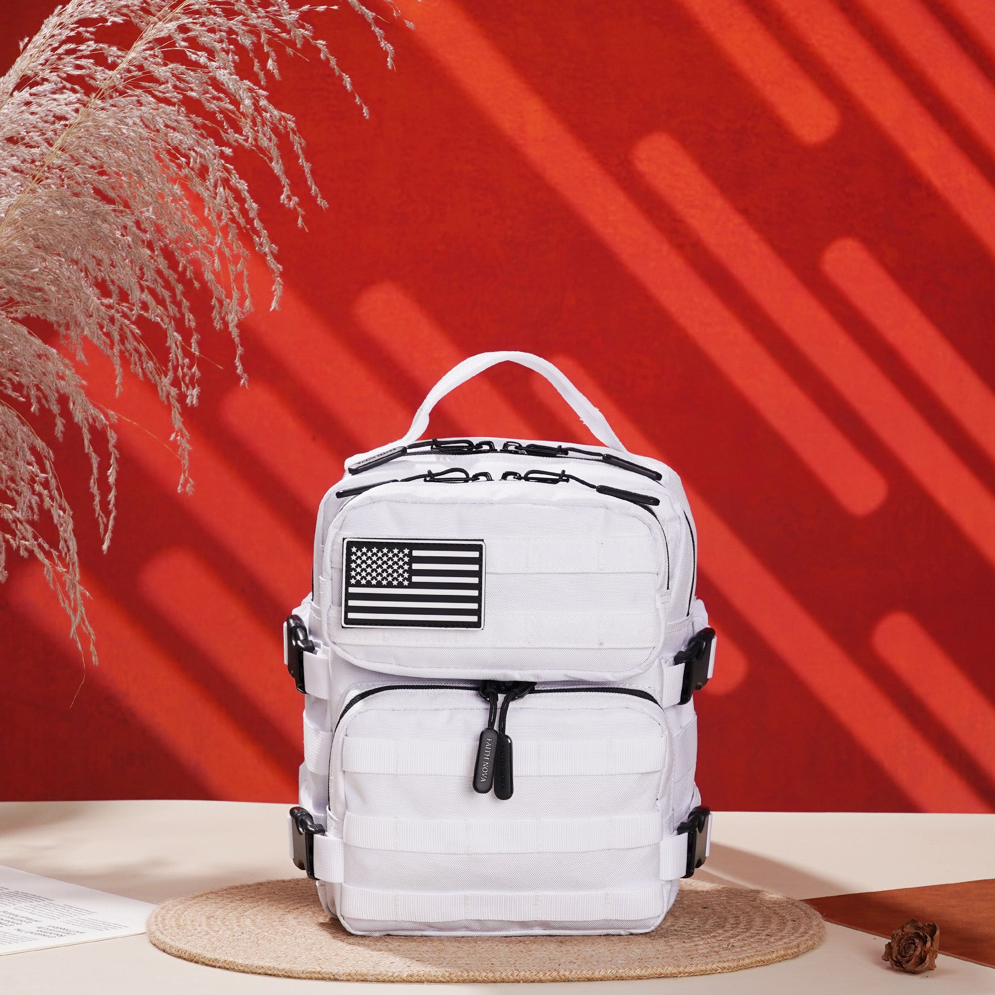 Faith-Inspired EDC Mini Backpack 9L - White