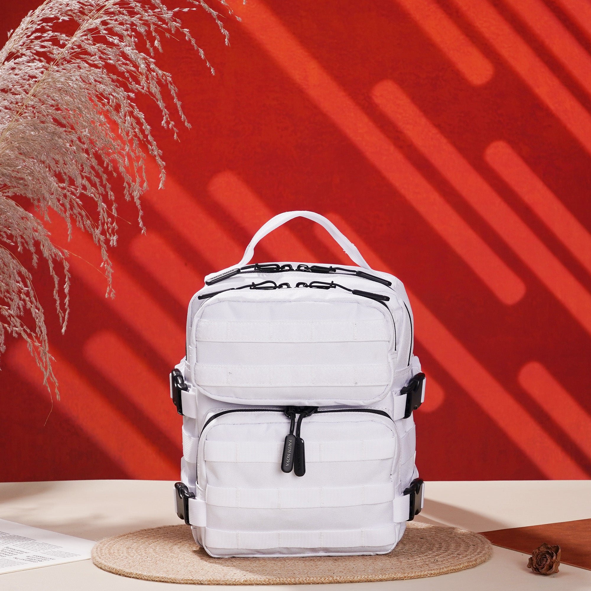 Faith-Inspired EDC Mini Backpack 9L - White