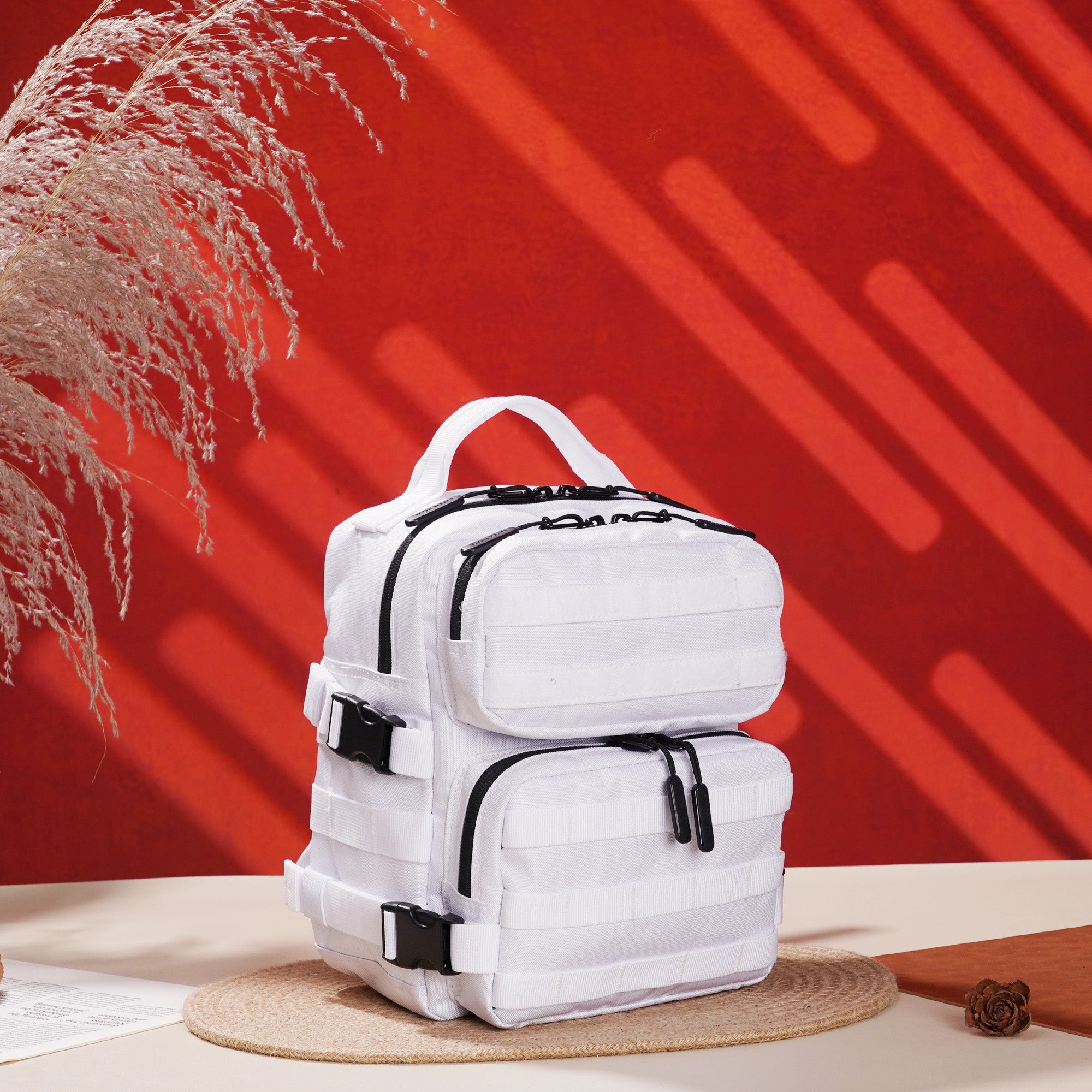 Faith-Inspired EDC Mini Backpack 9L - White