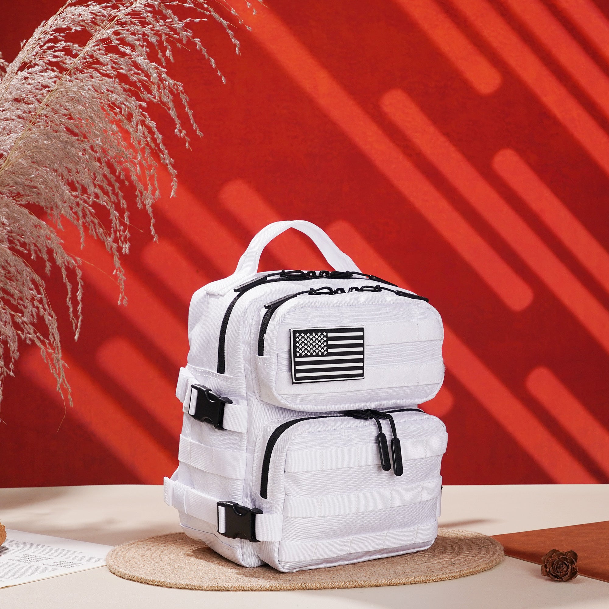 Faith-Inspired EDC Mini Backpack 9L - White