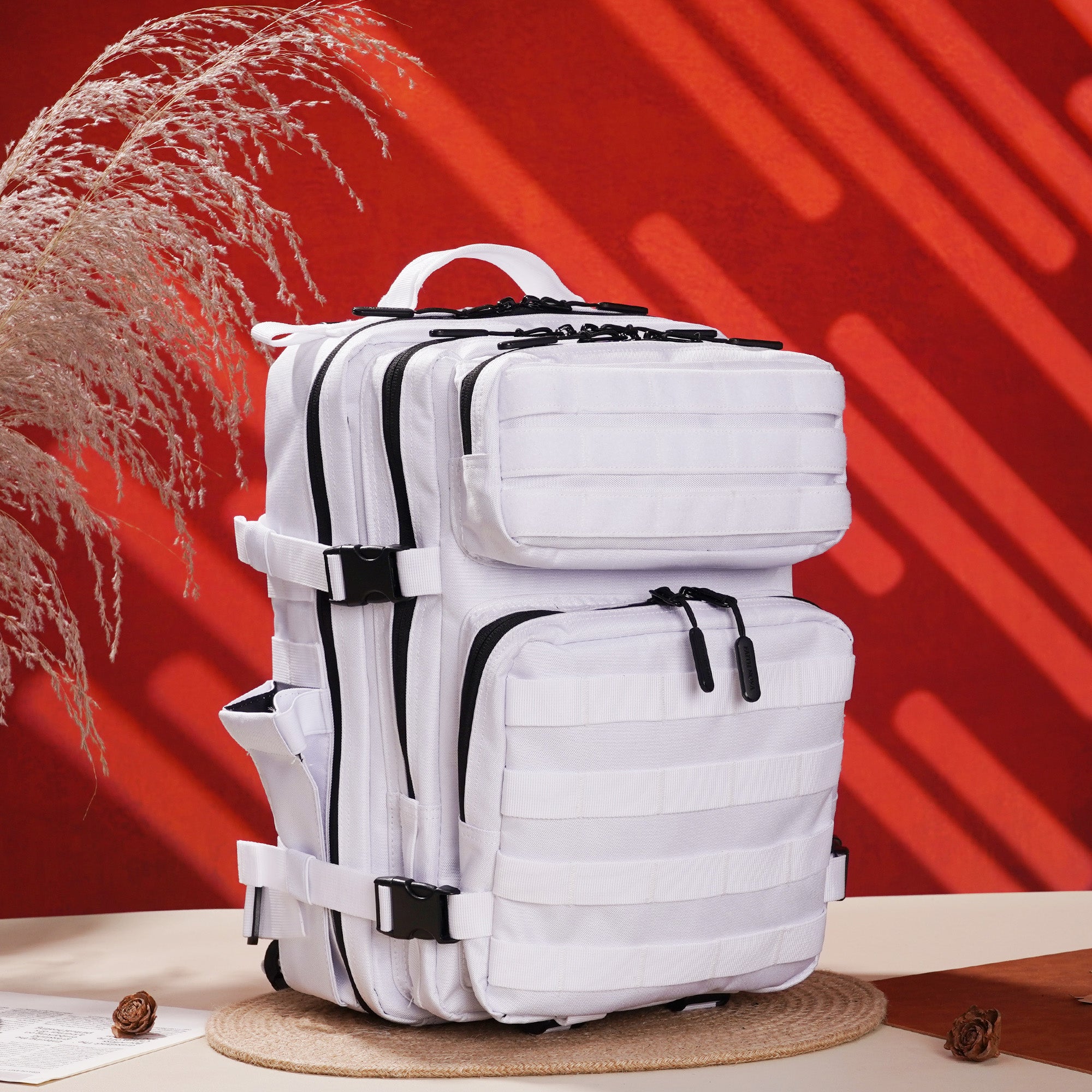 Faith-Inspired EDC Performance Backpack 25L - White