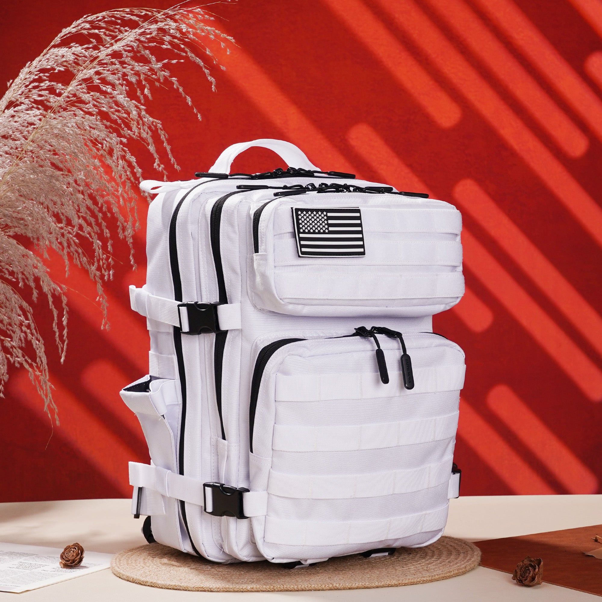 Faith-Inspired EDC Performance Backpack 25L - White