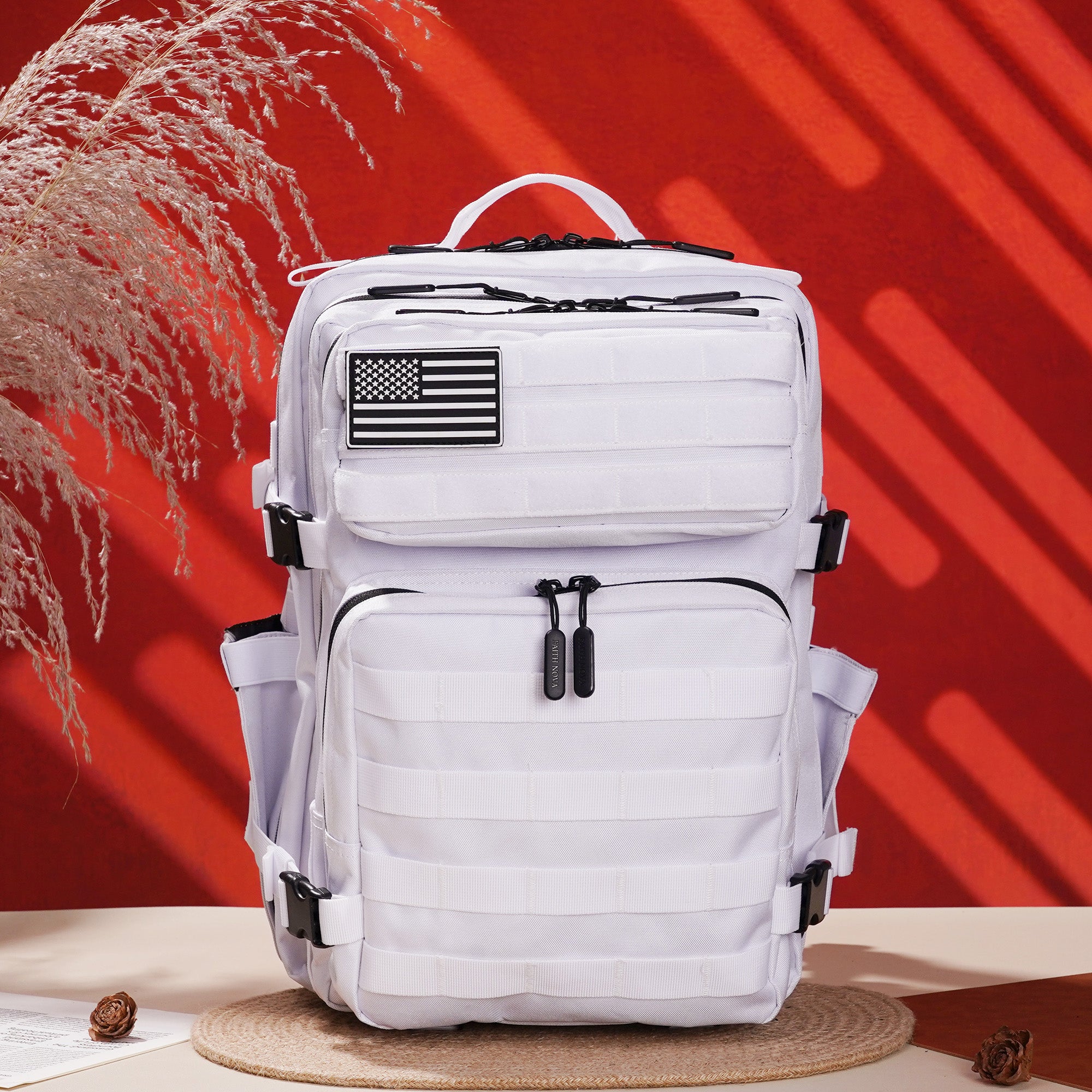 Faith-Inspired EDC Performance Backpack 35L - White
