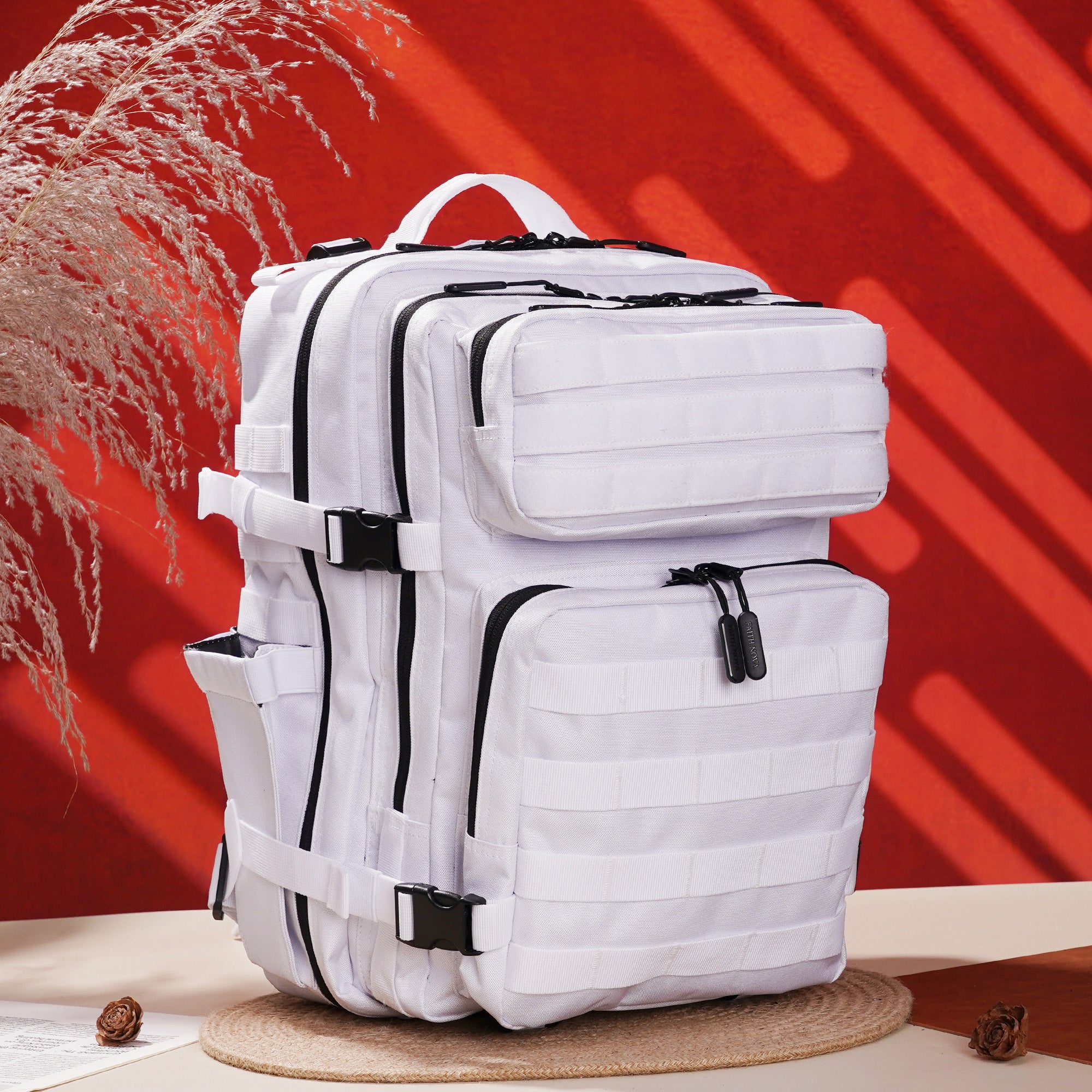 Faith-Inspired EDC Performance Backpack 35L - White