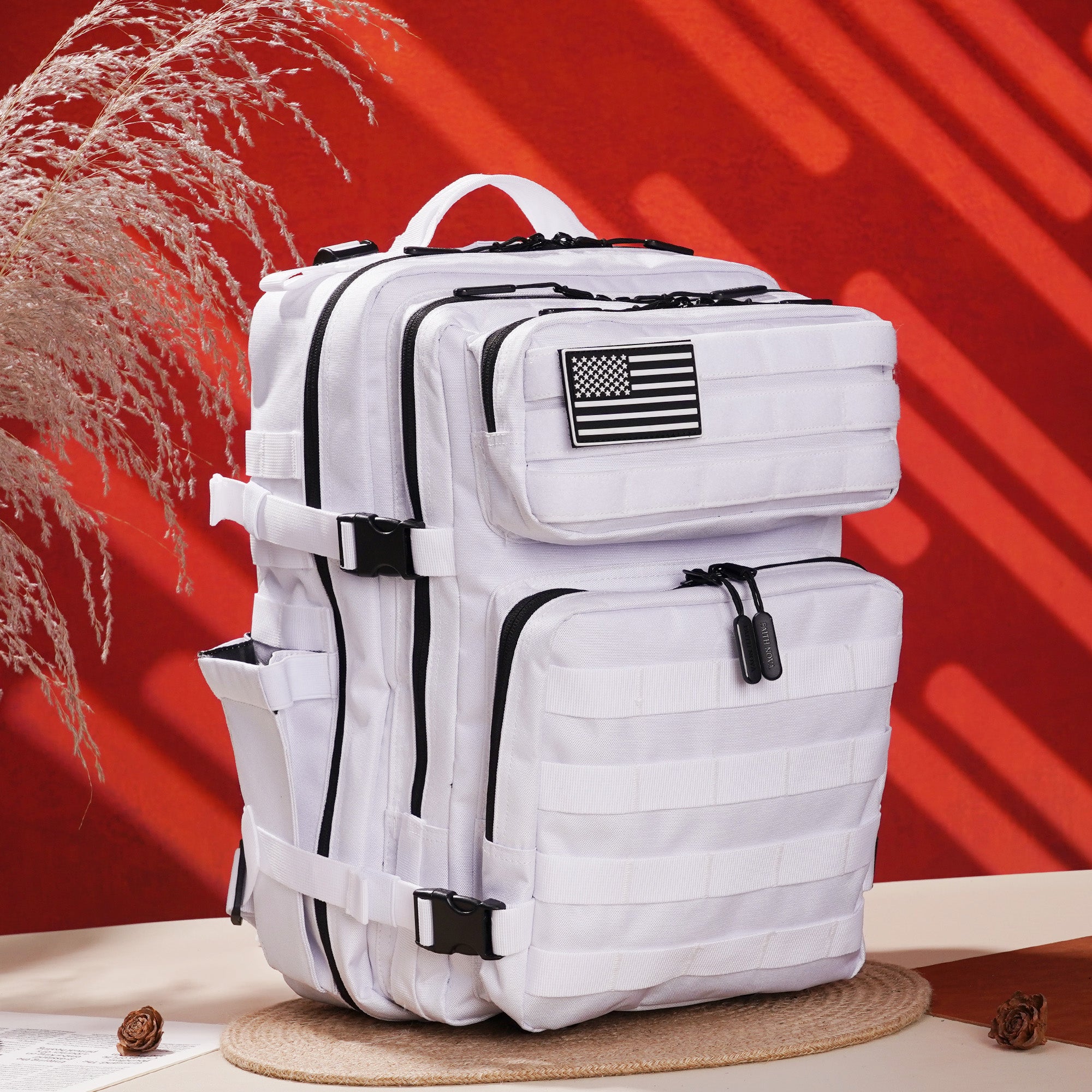 Faith-Inspired EDC Performance Backpack 35L - White