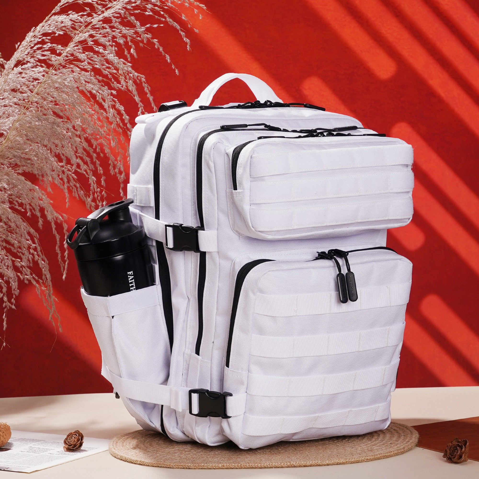 Faith-Inspired EDC Performance Backpack 35L - White