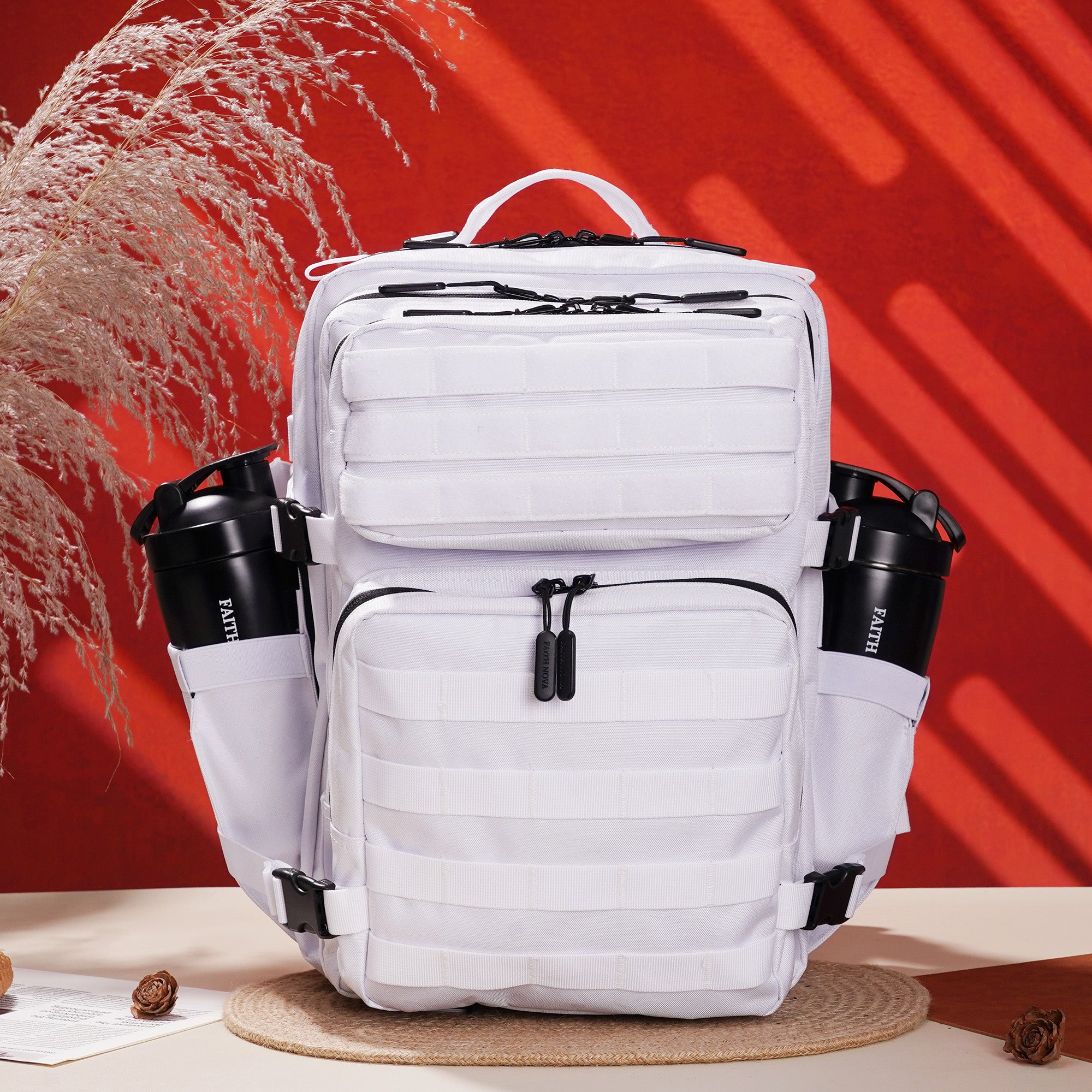 Faith-Inspired EDC Performance Backpack 35L - White