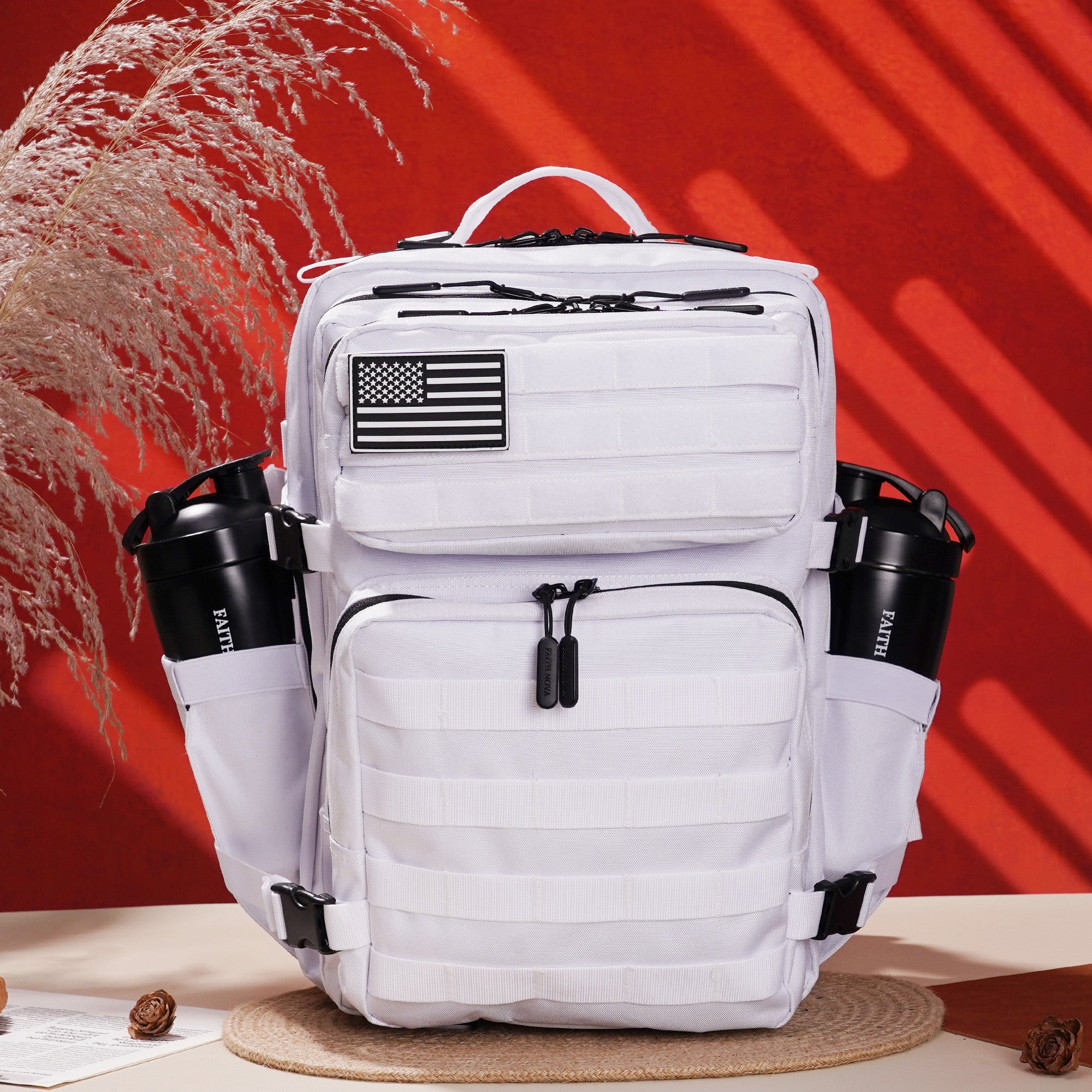 Faith-Inspired EDC Performance Backpack 35L - White