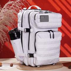 Faith-Inspired EDC Performance Backpack 45L - White