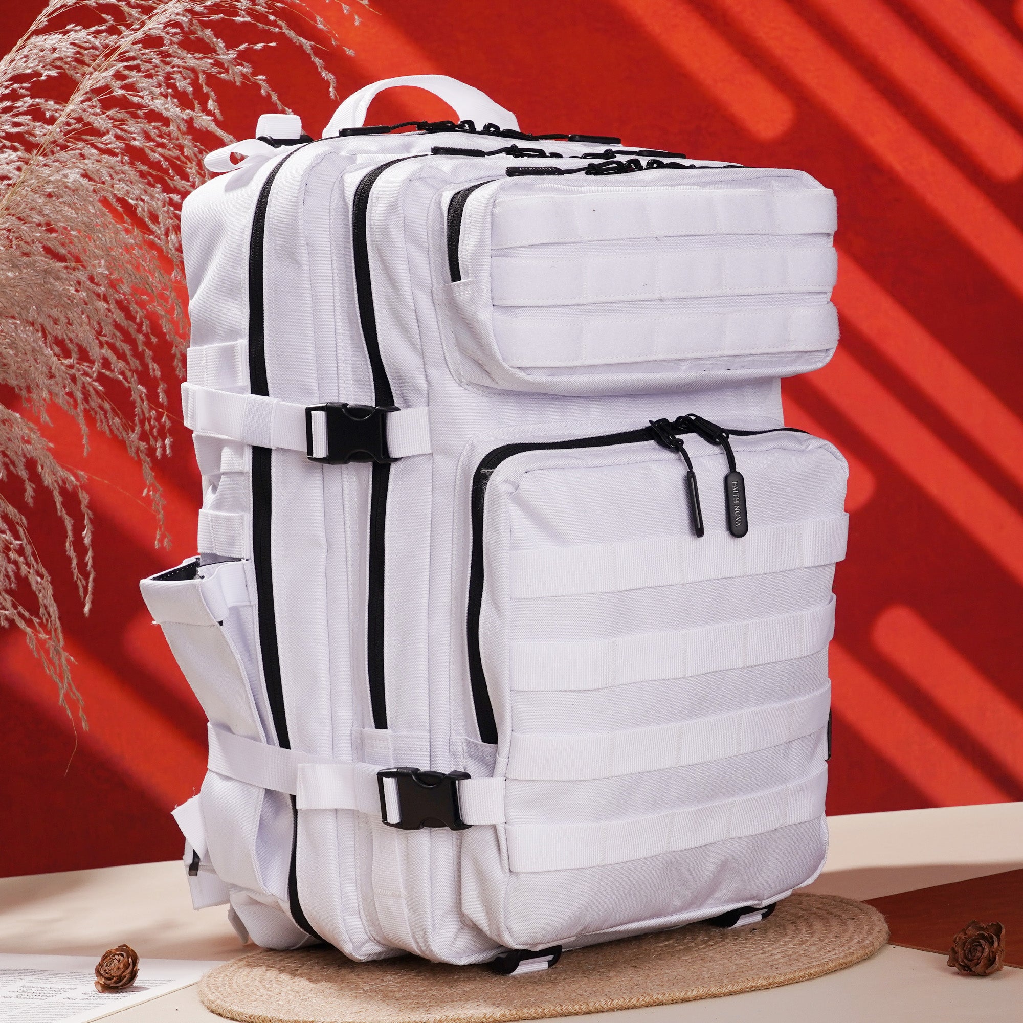 Faith-Inspired EDC Performance Backpack 45L - White