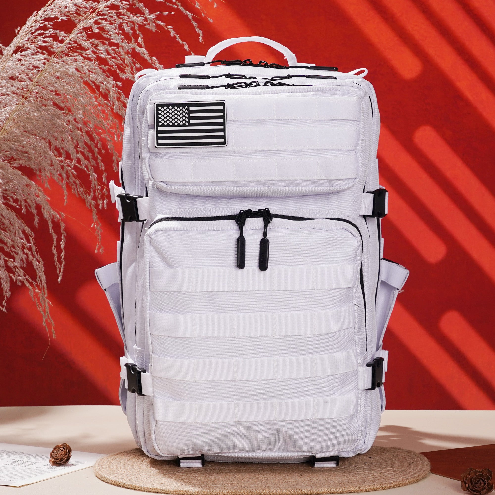Faith-Inspired EDC Performance Backpack 45L - White