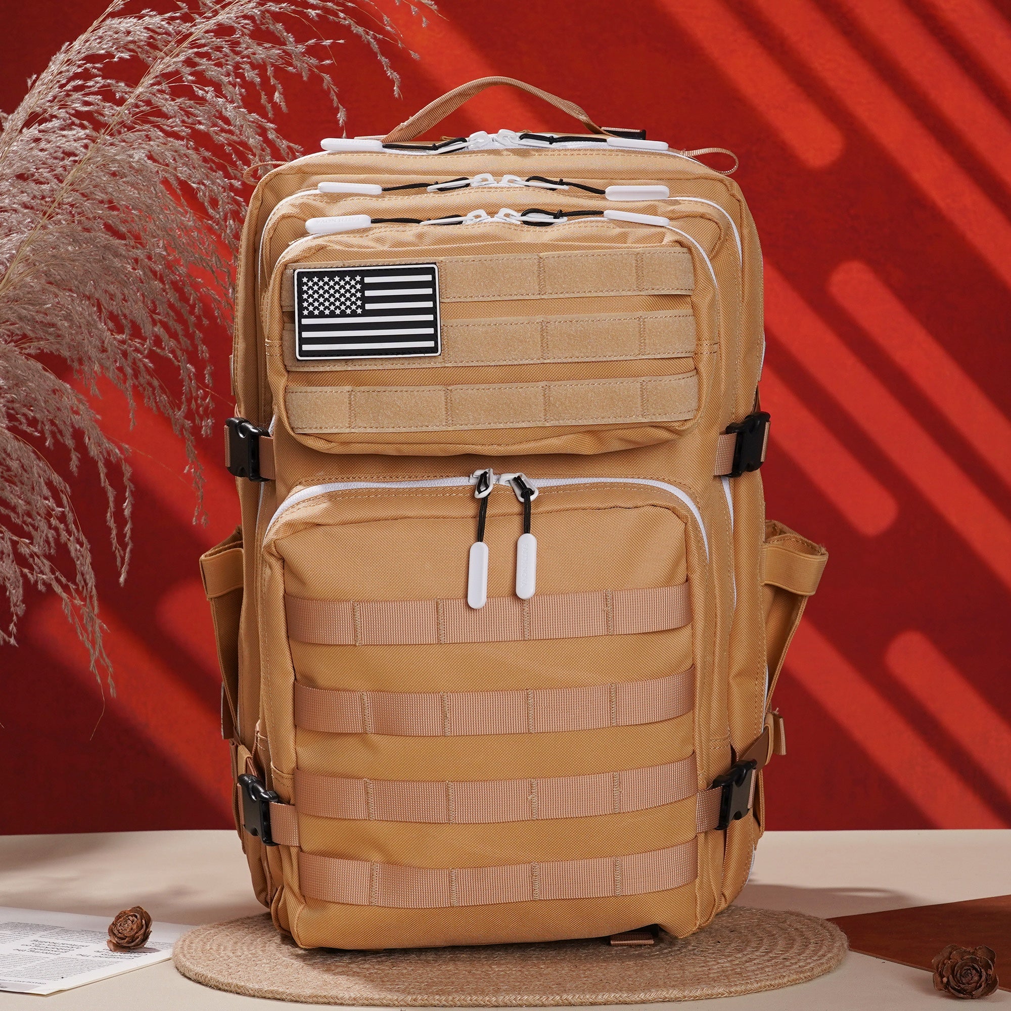 Faith-Inspired EDC Performance Backpack 45L - Toffee