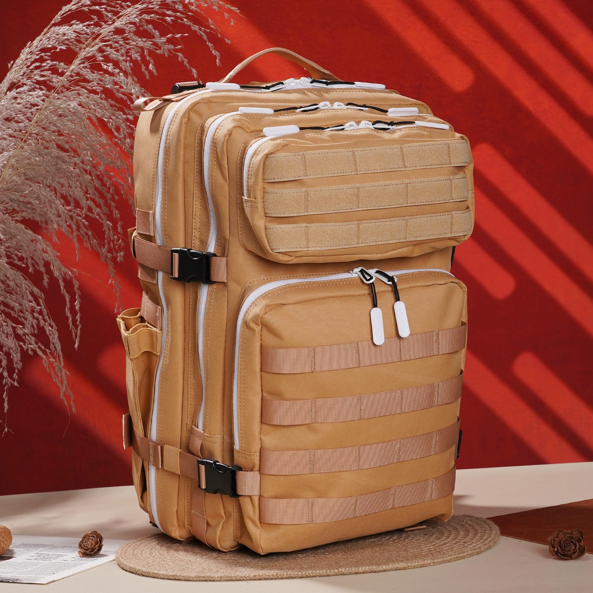 Faith-Inspired EDC Performance Backpack 45L - Toffee