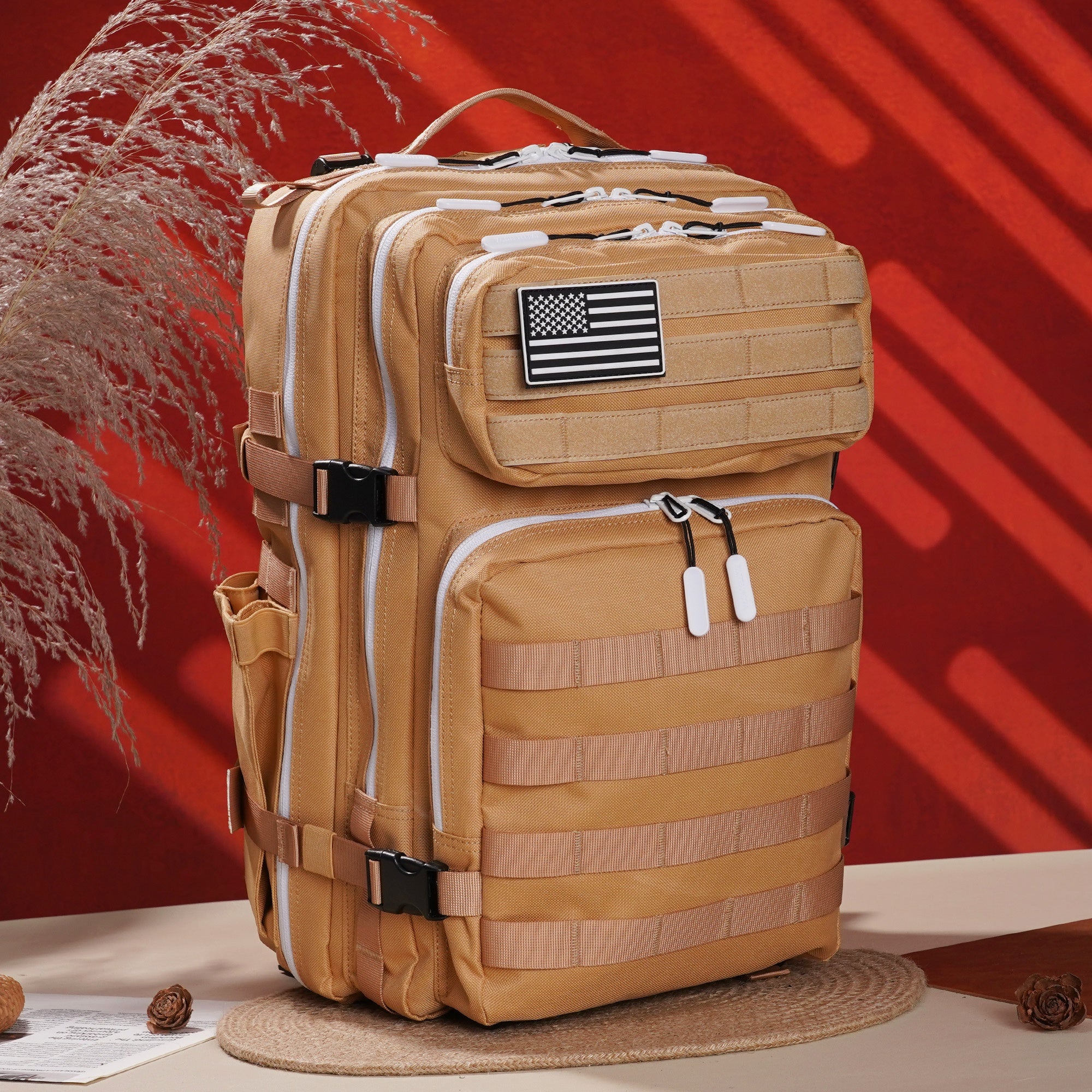 Faith-Inspired EDC Performance Backpack 45L - Toffee